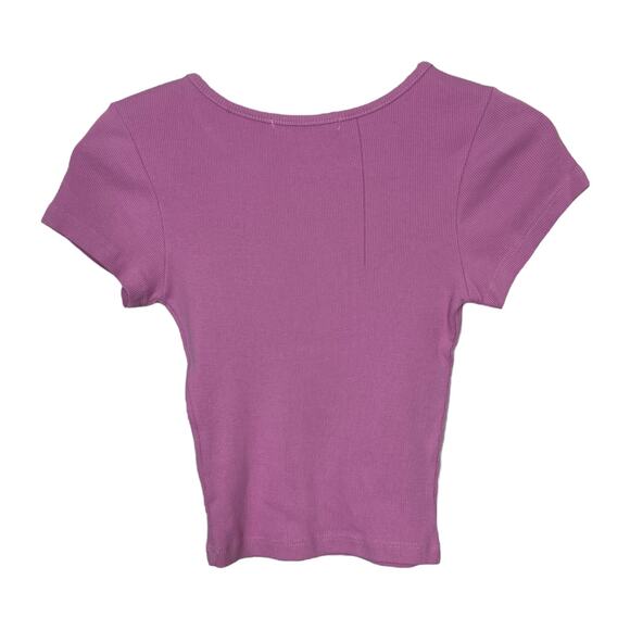 Daydreamer Janis Joplin Piece Of My Heart Baby Tee Small Pink Retro Boho New - Picture 4 of 6